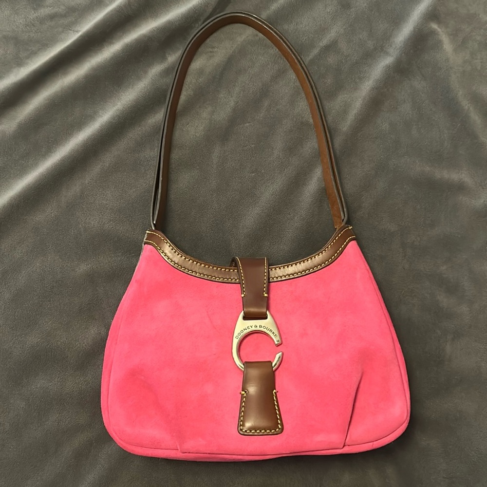 Dooney & Bourke Pink Leather Shoulder Bag